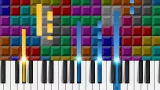 Tetris Theme (Korobeiniki) - EASY Piano Tutorial