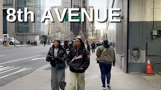 NEW YORK CITY Walking Tour [4K] - 8th AVENUE