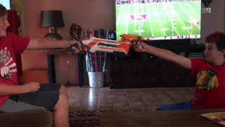 The most epic nerf war in history bloopers