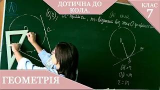 Курс 3(3). Заняття №3. Дотична до кола. Геометрія 7.