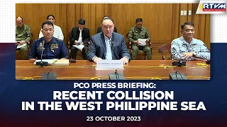 PCO Press Briefing with DND 10/23/2023