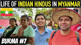 How INDIAN HINDUS Lives MYANMAR? Hindu Temple & Sikh Gurudwara