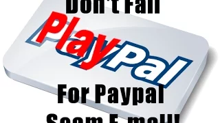 PayPal Scam Email Strikes Again and Again.