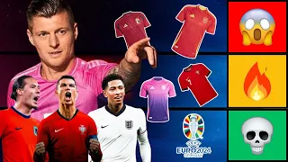 BRUTALLY RANKING ALL UEFA EURO 2024 KITS | England, Spain, France, Germany, Portugal, Netherlands