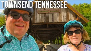 Bike Ride Through Townsend Tennessee / Dinner at Peaceful Side Social / Lectric Bike Ride smokies