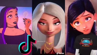 Disney Princess GLOW UPS COMPILATION Tiktok Cartoon Art V1 Tiktok Ironic Trend