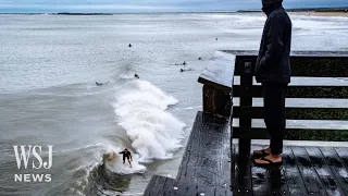 Tropical Storm Ophelia Brings Heavy Rain and Flooding to East Coast | WSJ News