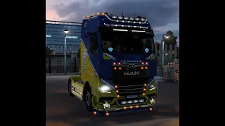 Euro Truck Simulator 2 - MAN TG3 TGX - Tuning with mods ( TruckersMP )