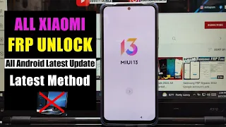 All Redmi/Poco Miui 13 FRP Unlock/Bypass Google Account Lock Without PC New Method 100% Working