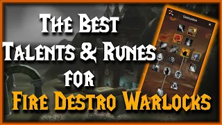 Best Talents and Runes for Fire Destro Warlocks in Season of Discovery