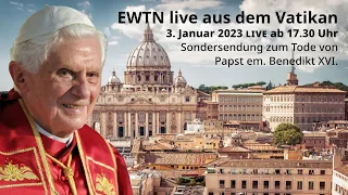 LIVE aus Rom | Sondersendung zum Tode von Papst em. Benedikt XVI.