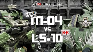 BMB Brawl LS10 Storm Pioneer vs - Weijiang M04 Armed Cannon | Transformers Movie Collection