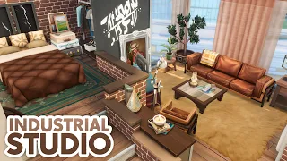 Industrial Studio Loft // The Sims 4 Speed Build: Apartment Renovation