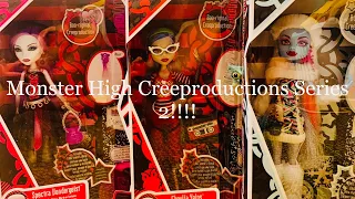 Monster High Creeproductions Series 2 Review! Abbey, Ghoulia, and Spectra!