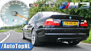 BMW M3 E46 | @Eventuri INTAKE SOUND & 0-270 ACCELERATION by AutoTopNL