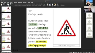 11 KET pamoka I-II Įspėjamieji ir Pirmumo Kelio ženklai, kelių eismo taisyklių Regitra Audio Video