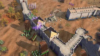 Age of Empires 4 - 3v3 EPIC SIEGE DEFENSE | Multiplayer Gameplay