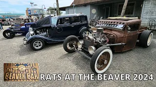 Rats At The Beaver 2024 - Awesome Custom Rat Rods And Hot Rods - The Beaver Bar Murrells Inlet SC