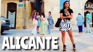 ALICANTE SPAIN 🇪🇦 OLD TOWN JULY 2023 COSTA BLANCA 4K