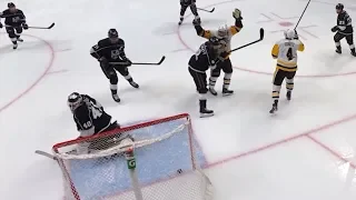 Crosby denied goal as puck rolls along goal line