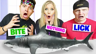 EXTREME Bite, Lick, Nothing Challenge with Unspeakable and Preston!