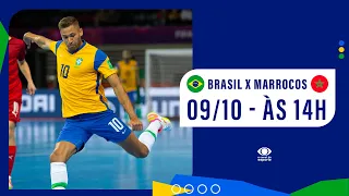 AO VIVO - BRASIL X MARROCOS - AMISTOSO BR FUTSAL TOUR