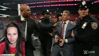 WWE Raw 12/28/15 Vince McMahon Arrested