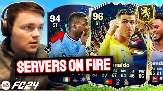 CRAZY Mixed League TOTS Today & WTF IS THIS PACK WEIGHT.. Servers DESTROYED | FC 24 Ultimate Team