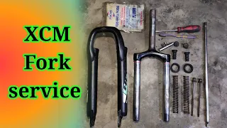 Suntor XCM Fork Service -Disassemble /clean /lube/Reassemble