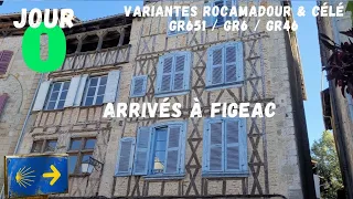 Jour 0 : Arrivés à Figeac - Variantes ROCAMADOUR et du Célé GR651 / GR6 / GR46 #compostelle #bivouac