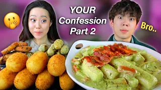 My Girlfriend LEFT ME For Her COUSIN Yikes - Confessions #2 | Creamy Basil Rice Cakes Mukbang