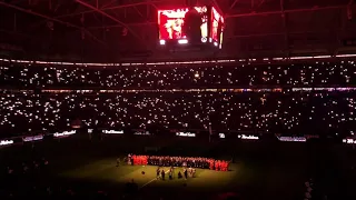 Abschied vom Bergbau - Das Steigerlied Auf Schalke vor dem Spiel Schalke vs. Leverkusen