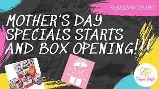 Wednesday Box Opening - 5 Days of MOTHER"S DAY SPECIALS STARTS TONIGHT