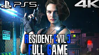 RESIDENT EVIL 3 PS5 Gameplay Walkthrough FULL GAME (4K 60FPS) No Commentary