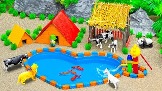 WOW! Build a Mini Farm for Only $1000 - It's Easier Than You Think!  Cow, Horse Farm Diorama