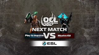 play to improve (Busdriverx, lithz) vs Myztro EU (Raisy, Spartie). Go4QC Finals. Quake Champions