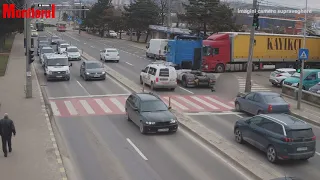 Imagini terifiante cu un accident mortal petrecut pe trecerea de pietoni din fața Shopping City