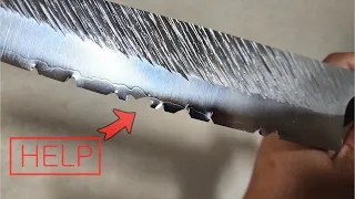 How to repair a knife. Please save Inagann Carl! How to actually repair a knife in Korea.