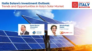 (WEBINAR) Italia Solare's Investment Outlook: Trends & Opportunities in Italy's Solar Market (2024)