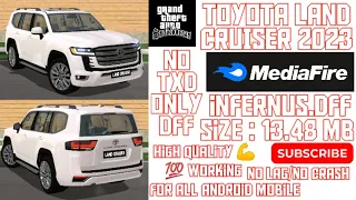 Toyota Land Cruiser Lc300 2023 For Gta San Android/Pc || Dff Only || BY SZG || Gta San Mods 2023