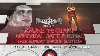 WWE Wrestlemania 31 Kickoff Andre The Giant Memorial Battle Royal WWE 2K15 Prediction Game