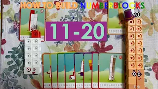 How To Build Numberblocks 11-20?