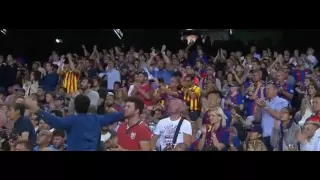 Lionel Messi Injury Barcelona vs Atletico Madrid La Liga Santander 2016 HD