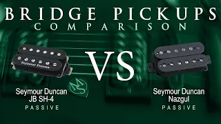 Seymour Duncan JB SH-4 vs NAZGUL - Passive Bridge Pickup Guitar Tone Comparison Demo