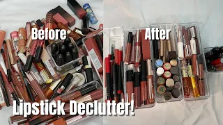 LIP COLLECTION & DECLUTTER 2023 WITH SWATCHES