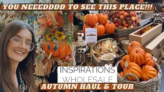 INSPIRATIONS WHOLESALE AUTUMN HAUL & TOUR | COME FALL SHOPPING WITH ME | DECORATION SHOPPING 2021