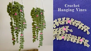 Crochet Hanging Vines | Crochet Hanging Plant Tutorial