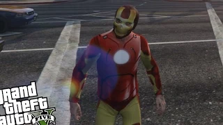 GTA 5 PC - Iron Man "Survives" Riot MOD