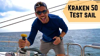 It wasn’t supposed to be this FAST! [EP 146] Test sailing the Kraken 50 - Part 2