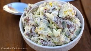 CLASSIC POTATO SALAD RECIPE | how to make potato salad easy + healthy